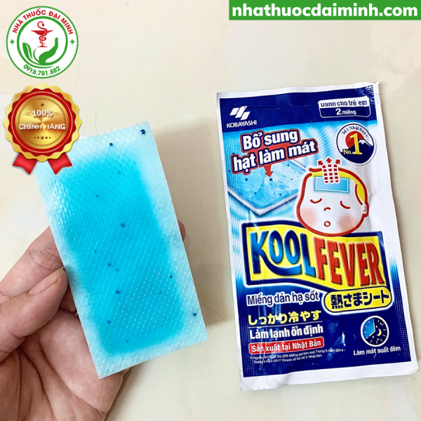 Miếng Dán Hạ Sốt Nhật Bản Koolfever Traphaco - Hỗ Trợ Giảm Sốt Nhanh Và Hiệu Quả - Hộp 8 Gói - Hình ảnh 4