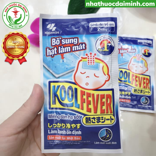 Miếng Dán Hạ Sốt Nhật Bản Koolfever Traphaco - Hỗ Trợ Giảm Sốt Nhanh Và Hiệu Quả - Hộp 8 Gói - Hình ảnh 2