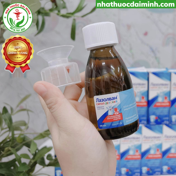 Siro Ho Lazolvan 100ml Chính Hãng Nga - Hình ảnh 3