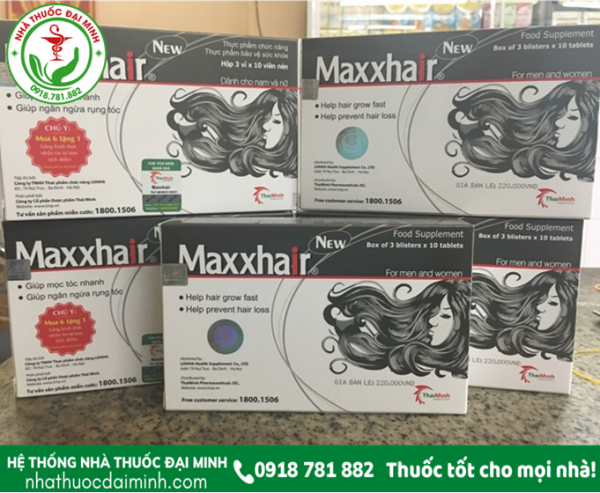 Viên Uống Ngăn Rụng Tóc, Trị Hói Đầu Maxxhair - Hình ảnh 4