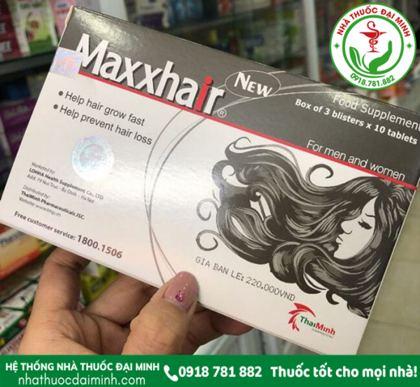 Viên Uống Ngăn Rụng Tóc, Trị Hói Đầu Maxxhair - Hình ảnh 3