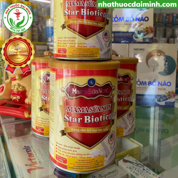 Sữa Bột Mama Sữa Non Star Biotic 800G - Hỗ Trợ Cải Thiện Tình Trạng Biếng Ăn, Tăng Cường Đề Kháng - Hình ảnh 4