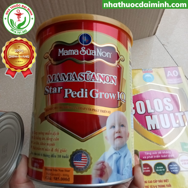 Sữa Bột Mama Sữa Non Star Pedi Grow IQ 800g - Hình ảnh 3