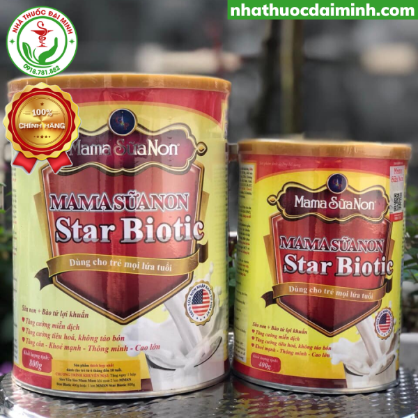 Sữa Bột Mama Sữa Non Star Biotic 800G - Hỗ Trợ Cải Thiện Tình Trạng Biếng Ăn, Tăng Cường Đề Kháng - Hình ảnh 2