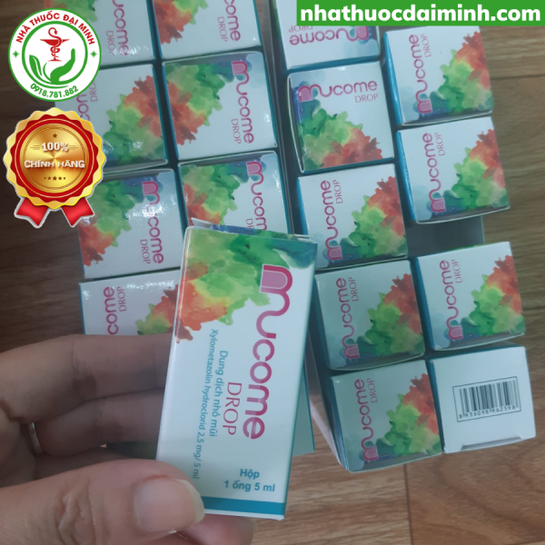 Dung dịch nhỏ mũi Mucome Drop hộp 1 ống 5ml - Hình ảnh 3