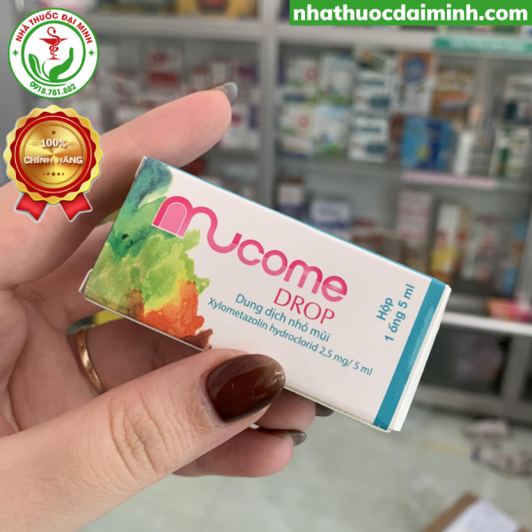 Dung dịch nhỏ mũi Mucome Drop hộp 1 ống 5ml