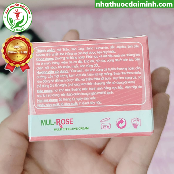 KEM MUL-ROSE - Hũ 30g - Hình ảnh 6