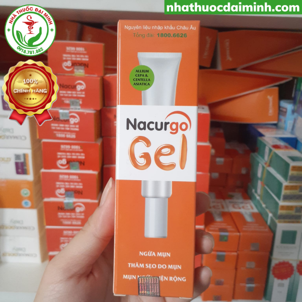 Gel bôi ngoài da Nacurgo Gel (20g) - Hình ảnh 3