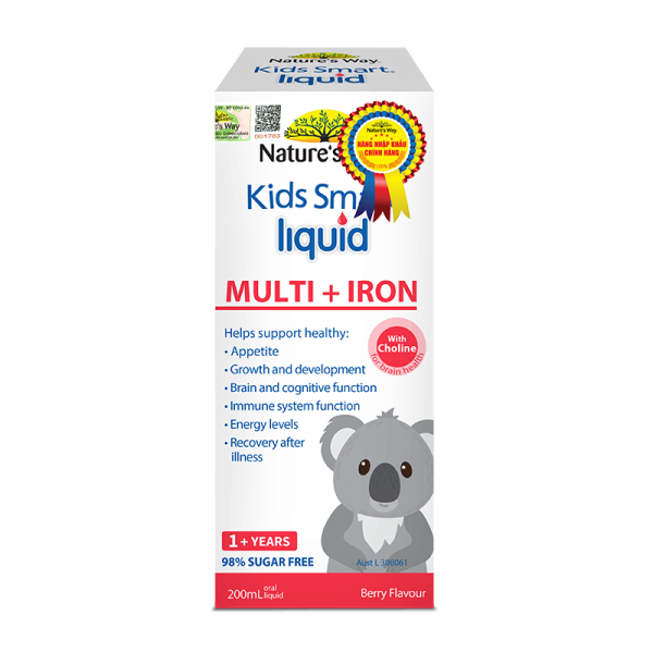 NATURE'S WAY KIDS SMART LIQUID MULTI IRON - BỔ SUNG SẮT VÀ CÁC VI CHẤT CẦN THIẾT CHO TRẺ NHỎ - Hình ảnh 5