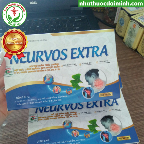 Dưỡng Não Neuvros Extra Hộp 30 Viên