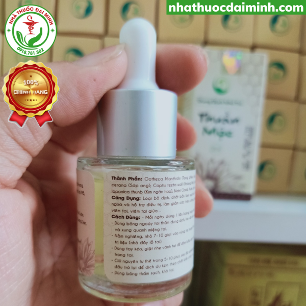 Dung Dịch Nhỏ Tai Thuần Mộc Thanh Mộc Hương 20ml - Hỗ Trợ Viêm Tai Giữa - Hình ảnh 4