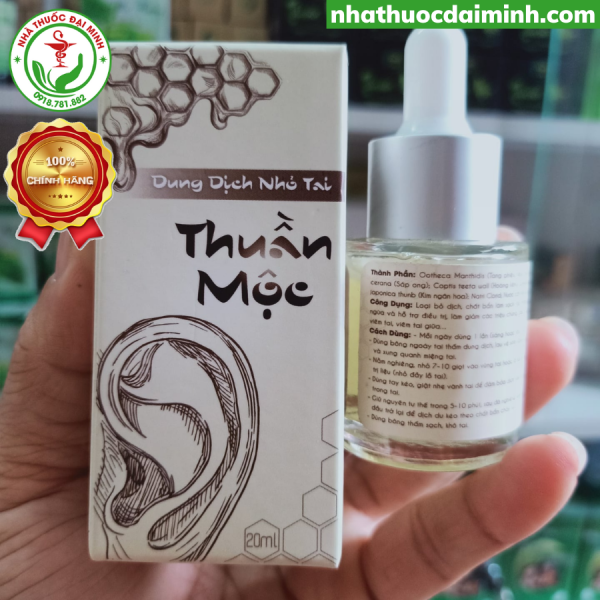 Dung Dịch Nhỏ Tai Thuần Mộc Thanh Mộc Hương 20ml - Hỗ Trợ Viêm Tai Giữa - Hình ảnh 3