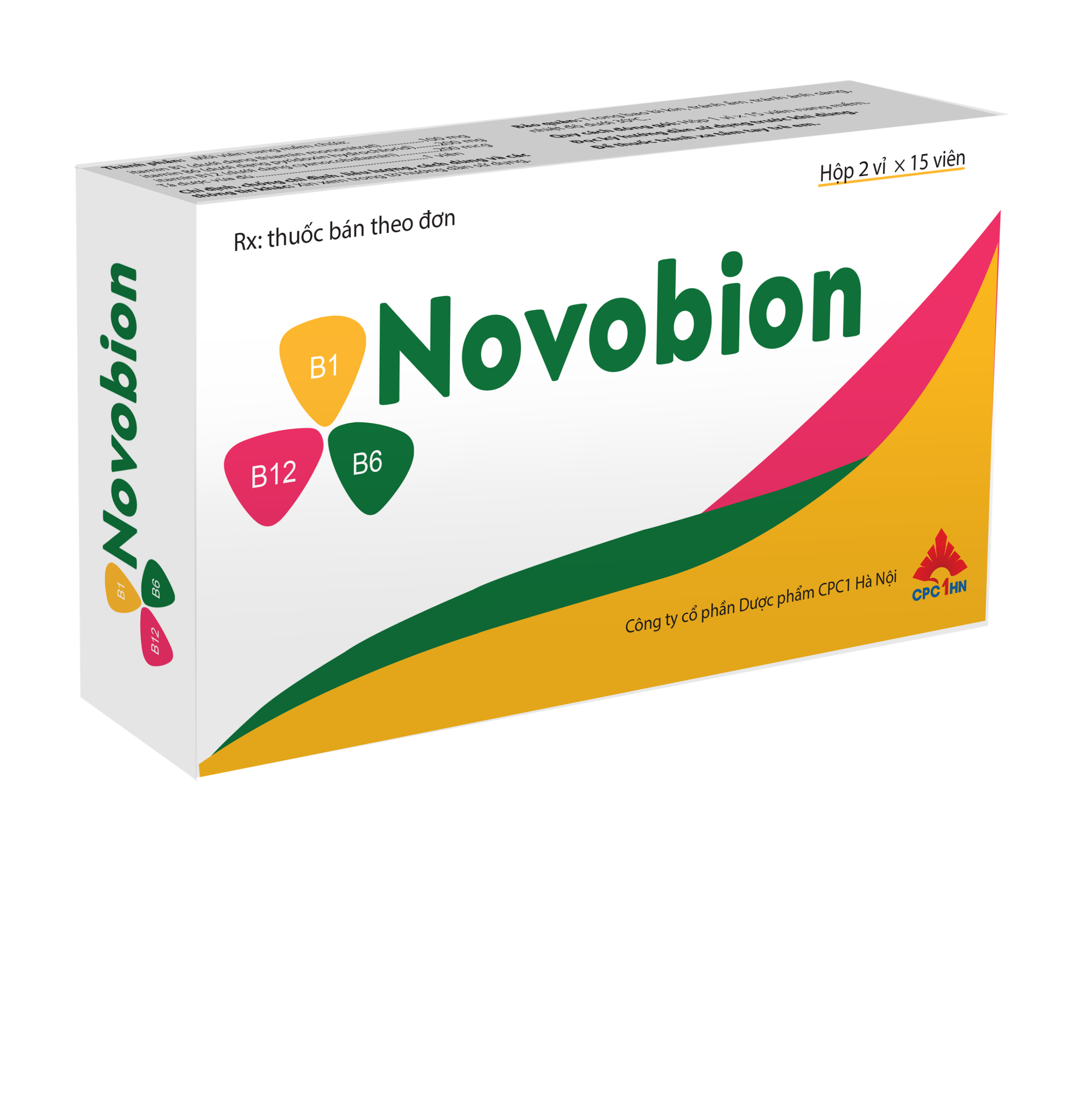 NOVOBION - VITAMIN TỔNG HỢP (B1+B6+B12) - Ảnh 2