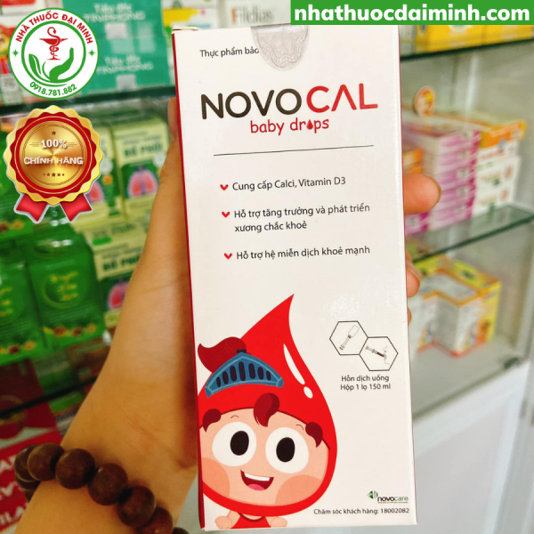 Novocal Baby Drops – Calci sữa nhỏ giọt