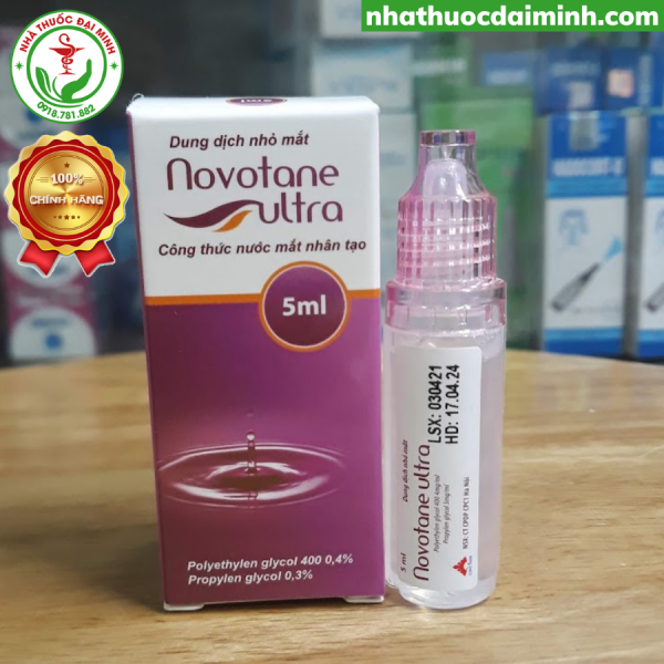 Novotane Ultra 5ml - Nước mắt nhân tạo - Hình ảnh 4