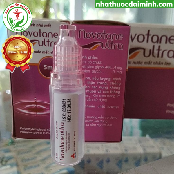 Novotane Ultra 5ml - Nước mắt nhân tạo - Hình ảnh 6