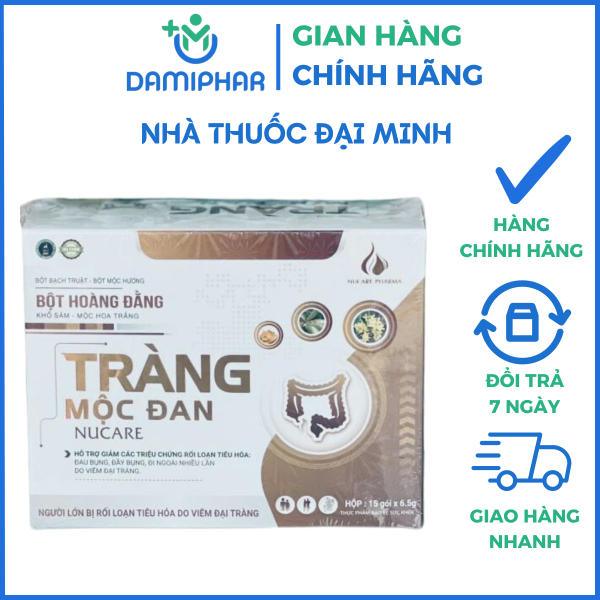 Tràng Mộc Đan Nucare Hộp 15 Gói - Hỗ Trợ Bệnh Đại Tràng