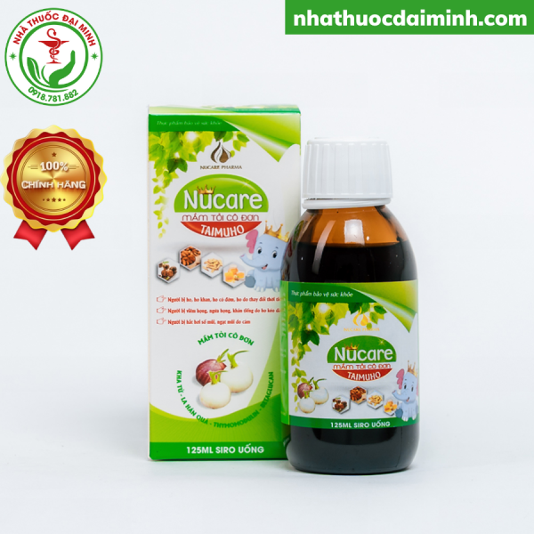 SIRO NUCARE MẦM TỎI CÔ ĐƠN LỌ 125ML - Hình ảnh 5