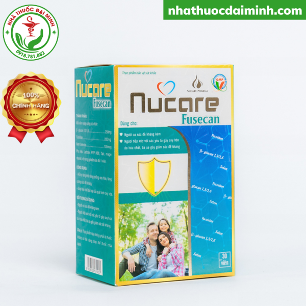 NUCARE FUSECAN TĂNG CƯỜNG SỨC ĐỀ KHÁNG - 60 viên/hộp - Hình ảnh 3