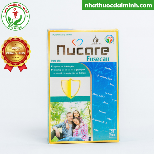 NUCARE FUSECAN TĂNG CƯỜNG SỨC ĐỀ KHÁNG - 60 viên/hộp - Hình ảnh 2