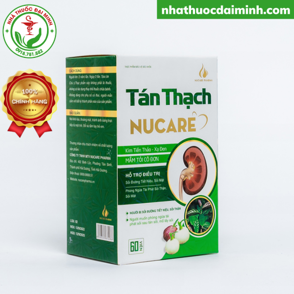 An Thạch Nucare Hộp 60 Viên - Hình ảnh 5