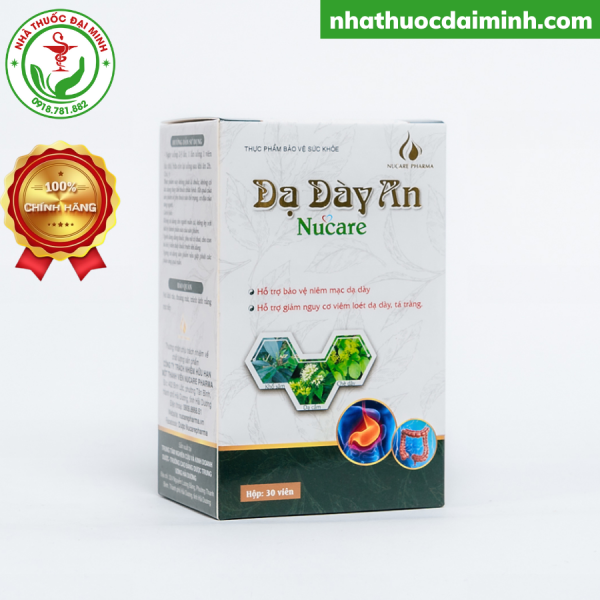 VIÊN UỐNG DẠ DÀY AN NUCARE LỌ 30 VIÊN - Hình ảnh 4