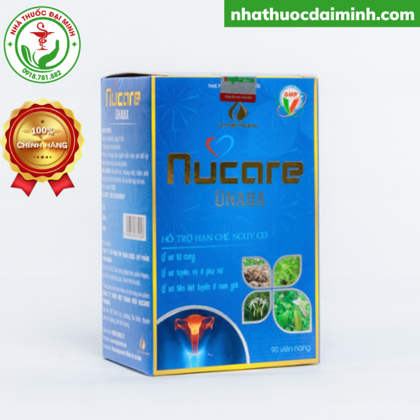 NUCARE UNAHA - HỖ TRỢ GIẢM U XƠ CỔ TỬ CUNG, U XƠ TUYẾN VÚ - 90 viên/hộp - Hình ảnh 5