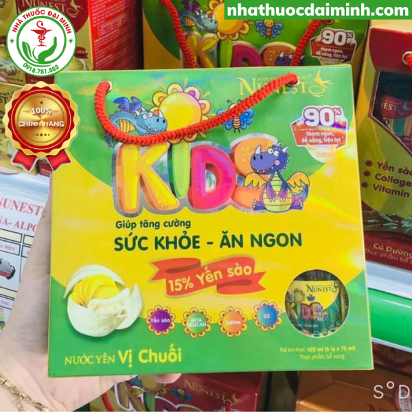 Yến Sào NUNEST KID Vị Chuối - Hình ảnh 3