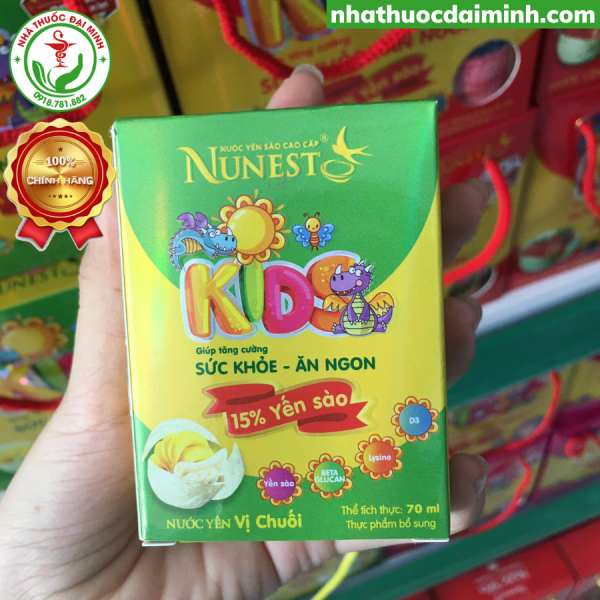 Yến Sào NUNEST KID Vị Chuối - Hình ảnh 2