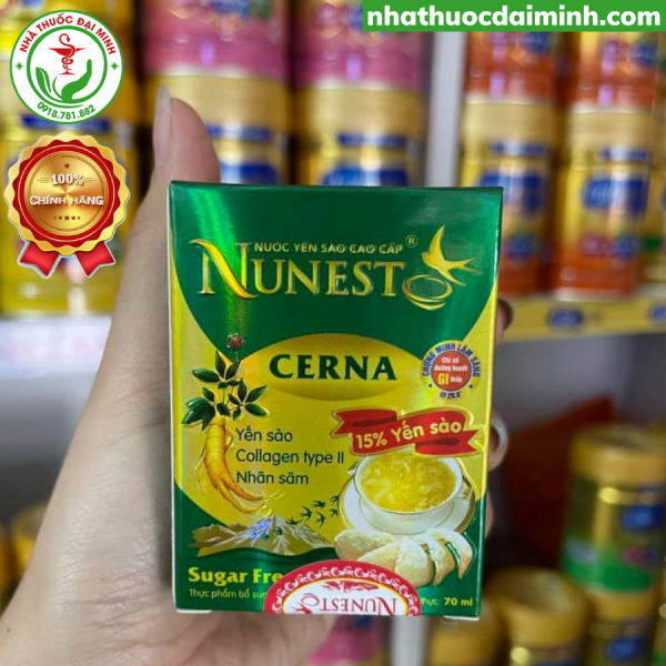 YẾN SÀO NUNEST CERNA NHÂN SÂM - - Hình ảnh 3