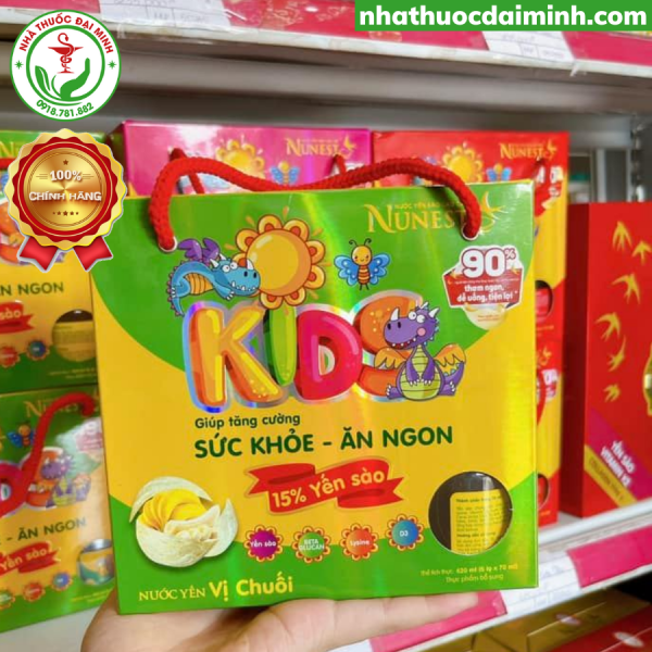 Yến Sào NUNEST KID Vị Chuối - Hình ảnh 5