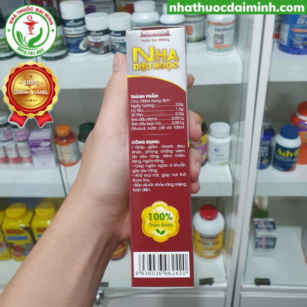 Nước súc miệng Nha Diệu Ngọc Rosabela phòng ngừa bệnh răng miệng (200ml) - Hình ảnh 3