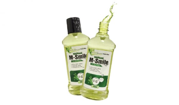 NƯỚC SÚC MIỆNG NANO BẠC M-SMILE NAM HÀ