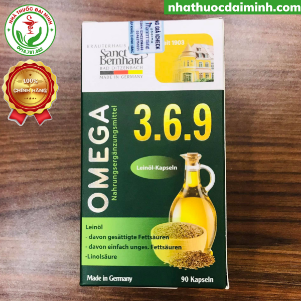 Dầu Cá Omega 369 Kapseln - Bổ Não, Sáng Mắt, Tăng Cường Trí Nhớ, Giảm Mỡ Máu - Hình ảnh 2