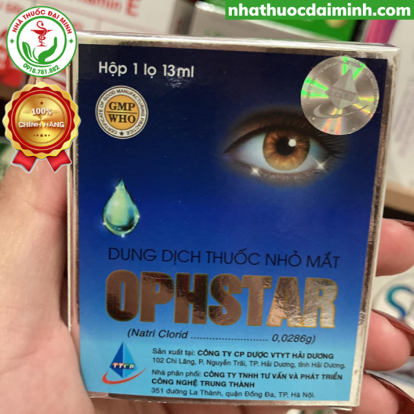 Nhỏ mắt OPHSTAR - Hình ảnh 2