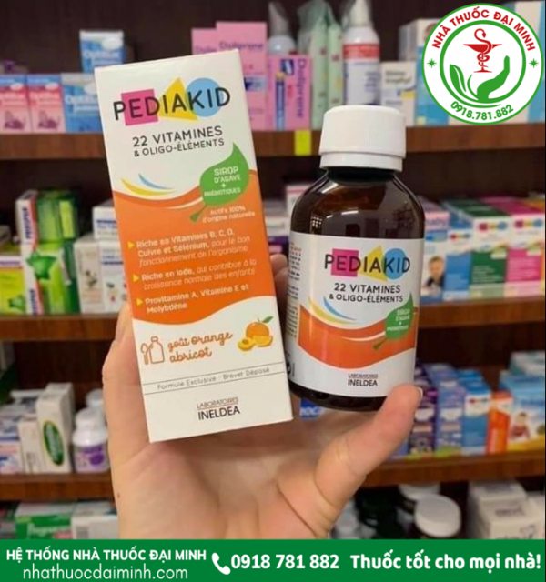 PEDIAKID 22 VITAMIN VÀ KHOÁNG CHẤT - Hình ảnh 5