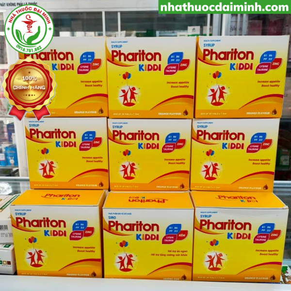 Siro Phariton Kiddi Hộp 20 Ống - Hình ảnh 2