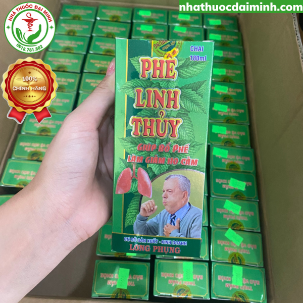 PHẾ LINH THIÊN ĐỨC (PHẾ LINH THỦY MẪU MỚI) - BỔ PHẾ, GIẢM HO CẢM - Lọ 180ml - Hình ảnh 3