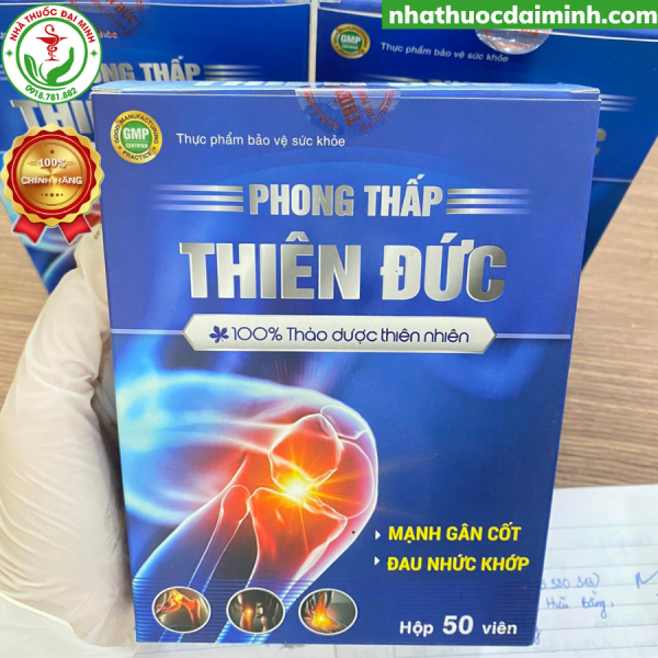 PHONG THẤP THIÊN ĐỨC LỌ 50 VIÊN - HỖ TRỢ ĐIỀU TRỊ XƯƠNG KHỚP - Hình ảnh 2