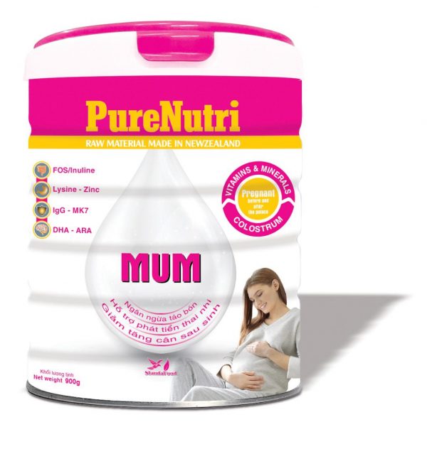 SỮA PURENUTRI MUM - SẢN PHẨM DÀNH CHO MẸ TỪ NGÀY ĐẦU MANG THAI (VỊ VANI) - Hình ảnh 2