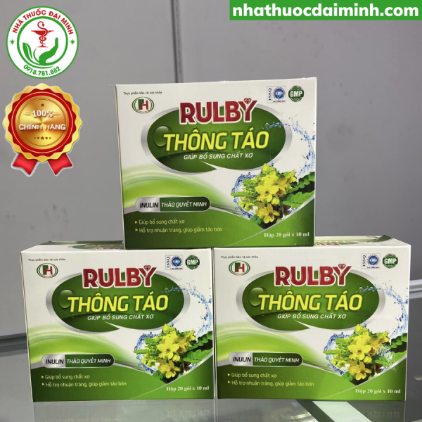 RULBY THÔNG TÁO - BỔ SUNG CHẤT XƠ, GIẢM TÁO BÓN - Hình ảnh 4