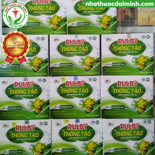 RULBY THÔNG TÁO - BỔ SUNG CHẤT XƠ, GIẢM TÁO BÓN - Hình ảnh 3