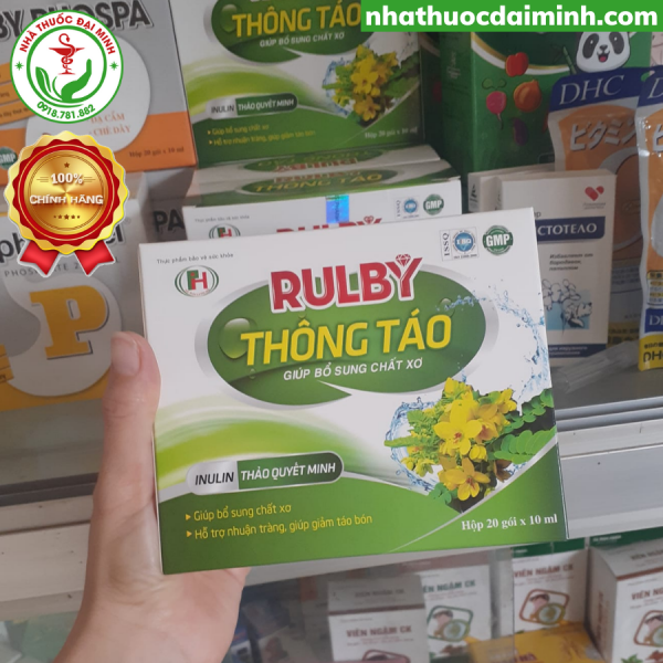 RULBY THÔNG TÁO - BỔ SUNG CHẤT XƠ, GIẢM TÁO BÓN - Hình ảnh 2