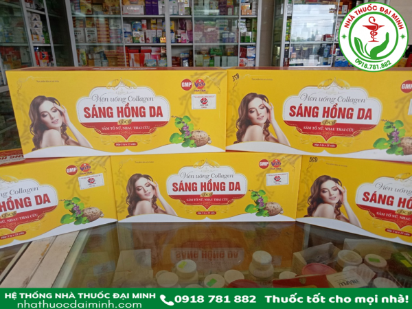 VIÊN UỐNG COLLAGEN SÁNG HỒNG DA - SÂM TỐ NỮ, NHAU THAI CỪU - Hình ảnh 4