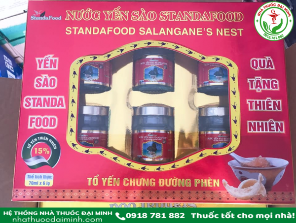 NƯỚC YẾN SÀO STANDAFOOD TỔ YẾN CHƯNG ĐƯỜNG PHÈN - Hình ảnh 2