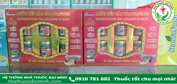 NƯỚC YẾN SÀO STANDAFOOD TỔ YẾN CHƯNG ĐƯỜNG PHÈN - Hình ảnh 3