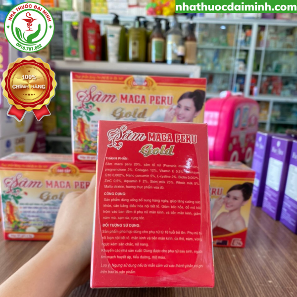 Sâm Maca Peru Gold - Cân Bằng Nội Tiết Nữ (Hàng chính hãng) - Hình ảnh 4