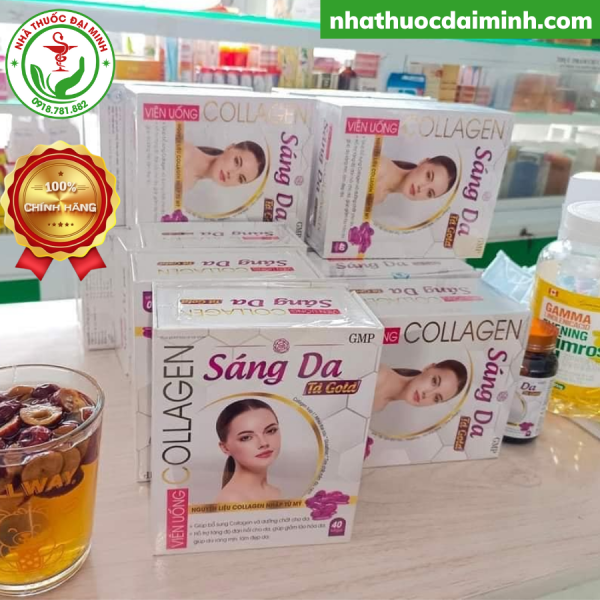 VIÊN UỐNG COLLAGEN SÁNG DA TD GOLD - LÀM ĐẸP DA TRẮNG SÁNG - - Hình ảnh 5