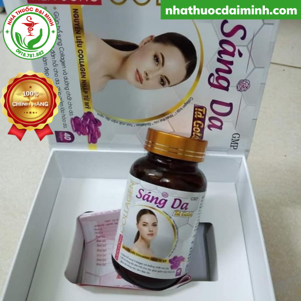 VIÊN UỐNG COLLAGEN SÁNG DA TD GOLD - LÀM ĐẸP DA TRẮNG SÁNG - - Hình ảnh 4