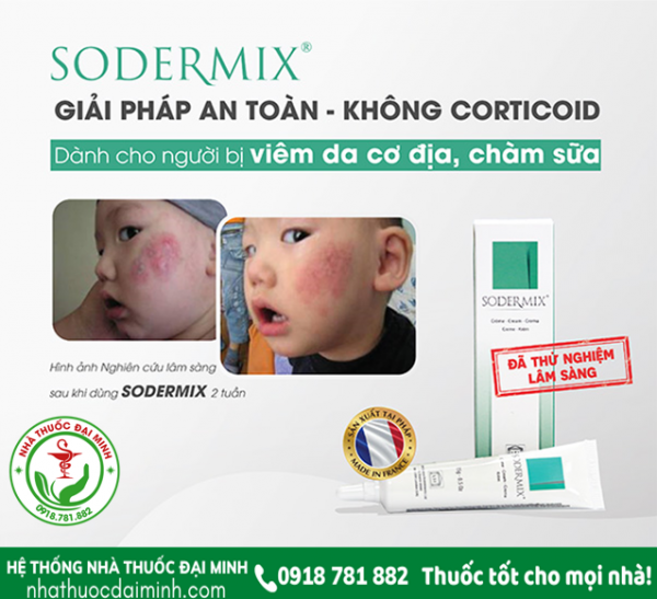 KEM BÔI SODERMIX - HỖ TRỢ ĐIỀU TRỊ VIÊM DA & SẸO - Hình ảnh 4